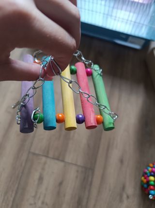 Juguetes para pájaros