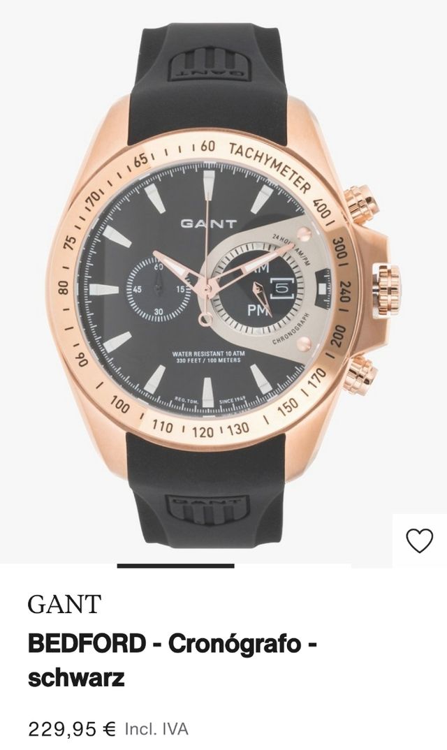 Reloj Gant Cronógrafo Mod. Bedford