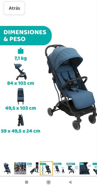 Silla de paseo Trolley me de Chicco