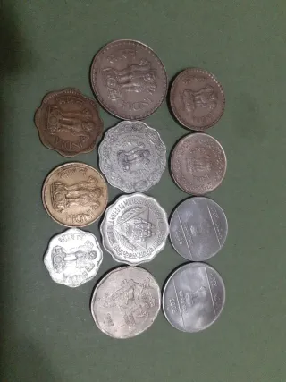 LOTE MONEDAS INDIA