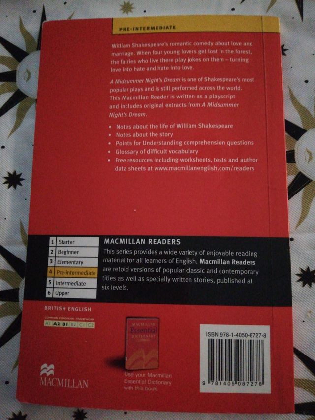 LIBRO A MIDSUMMER NIGHT'S DREAM