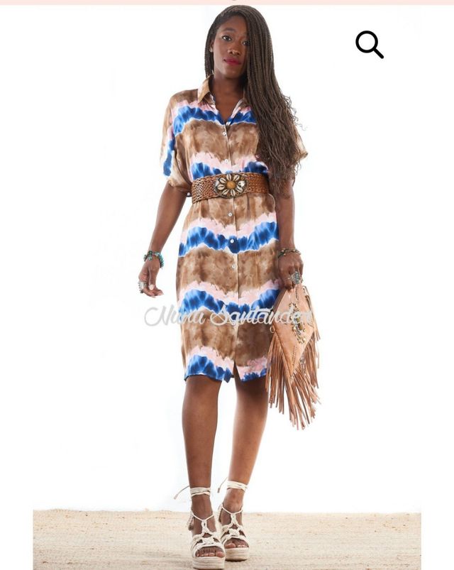 👘 Vestido, kimono etc  tie dye 💙  Nunu t.única