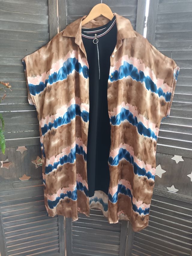 👘 Vestido, kimono etc  tie dye 💙  Nunu t.única