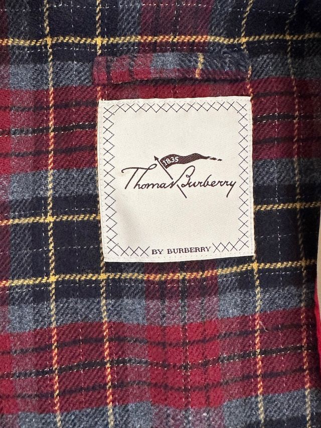 abrigo/trench 3/4 thomas burberry mujer