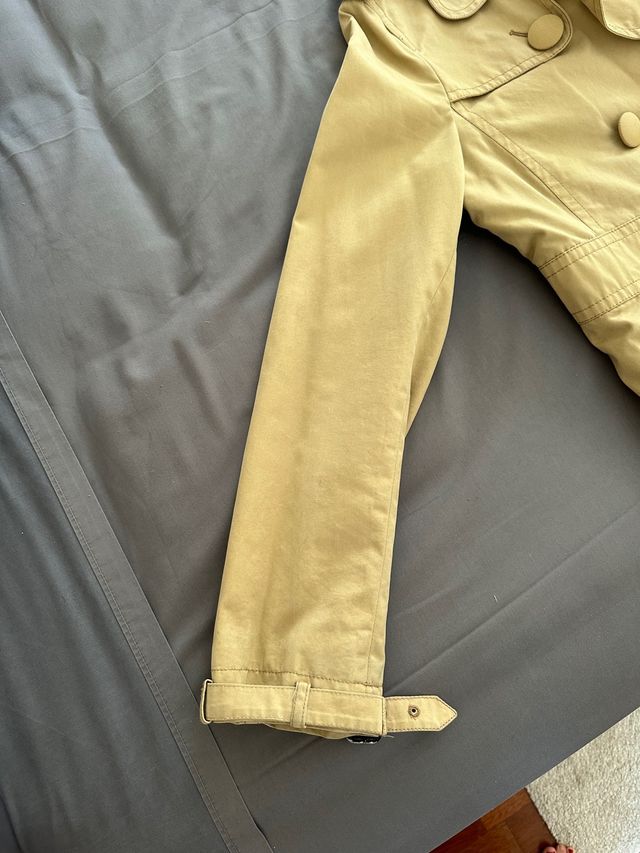 abrigo/trench 3/4 thomas burberry mujer