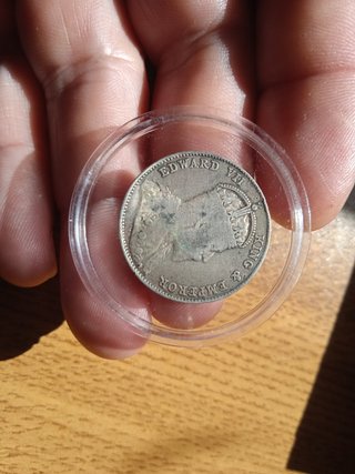 Moneda antigua de Eduardo V||.Plata.