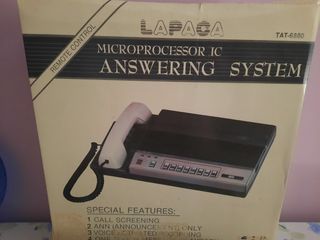 Microprocessor Answering Machine LAPACA Incoming
