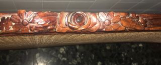 Cabecero madera con rejilla. Años 20