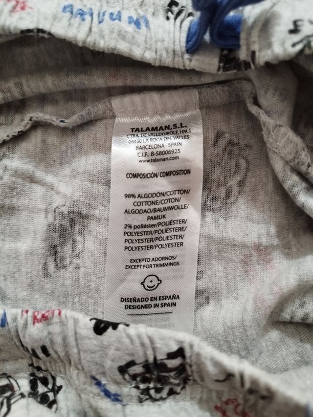 Pijama marca Tobogán T-12 COMO NUEVO