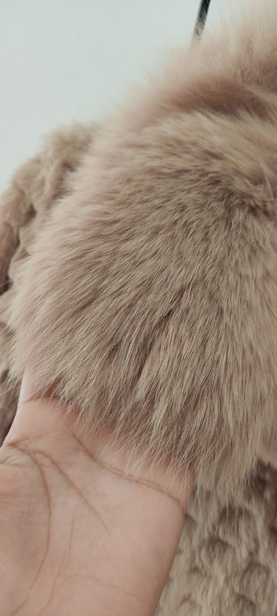 abrigo pelo natural M