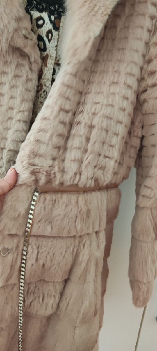 abrigo pelo natural M