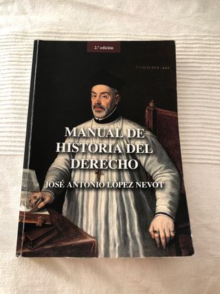 Manual historia del derecho Lopez Nevot