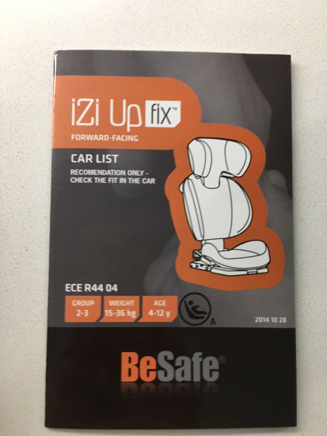 Silla de coche para niño/a