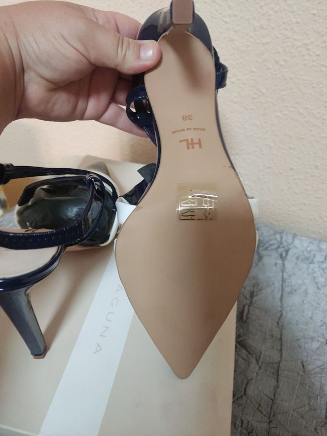 Zapatos de tacón talla 38