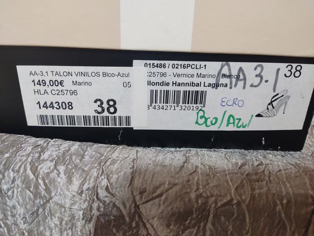 Zapatos de tacón talla 38