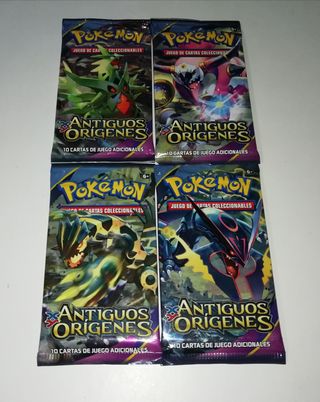 Pokemon XY Antiguos Origenes Artset Sobres