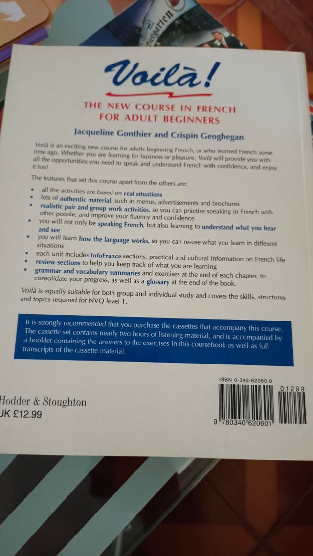 Libro de Francés VOILA