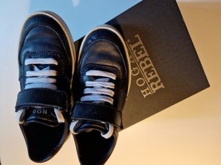 HOGAN REBEL JUNIOR size 31 pelle blue con strappo