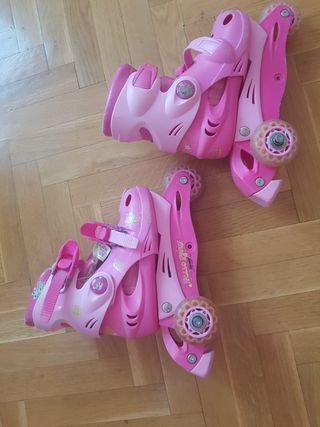 Patines hello kitty 3 ruedas convertible ta: 28-29