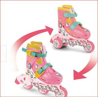 Patines hello kitty 3 ruedas convertible ta: 28-29