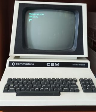 Ordenador vintage Commodore CBM 8032 y 8050
