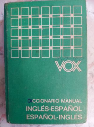 Diccionario English y Inglés-Español Esp-Ingl.