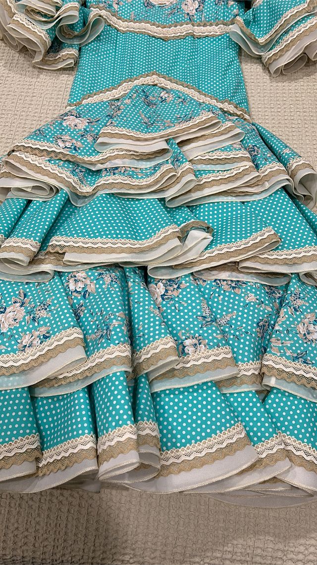 Vestido Traje Flamenca niña 8-10 años