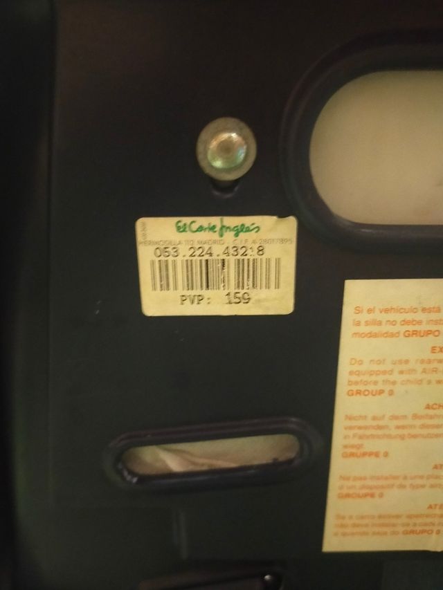 SILLA COCHE BEBÉ PLAY