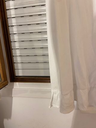 Top blanco tiras