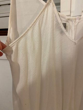 Top blanco tiras