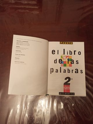 Libro aprendizaje: 'El libro de las palabras'