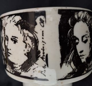 2 Tazze "Pietro Annigoni" in Porcellana "Arte Eva