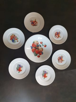 Richard Ginori servizio dolce/frutta + alzatina