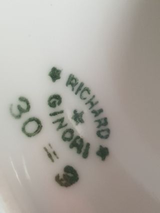 Richard Ginori servizio dolce/frutta + alzatina