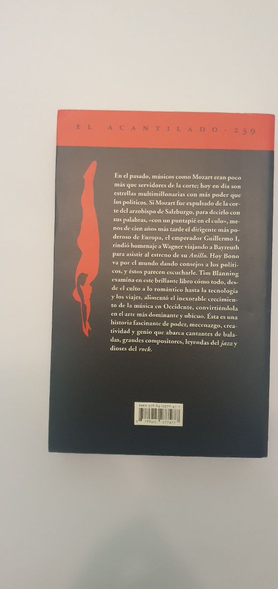 El triunfo de la música. Tim Blanning