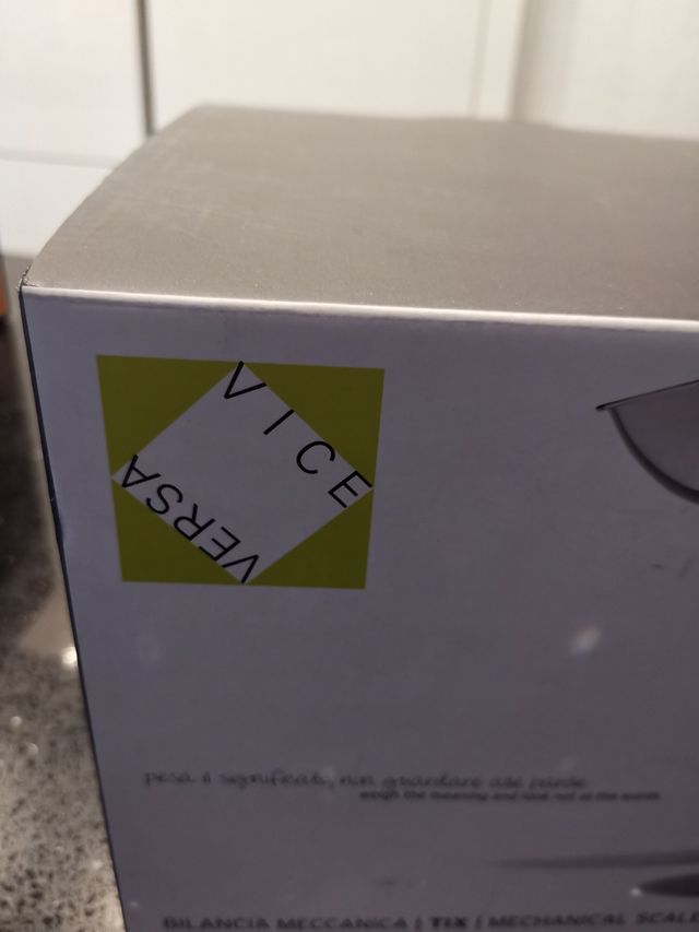 Bilancia cucina Vice versa design