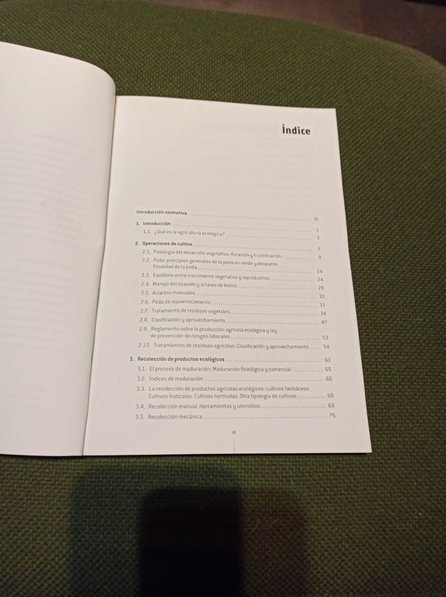 Labores culturales y recolección de los cultivos