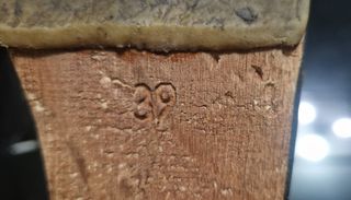 Zuecos Madera y Piel Mango 39
