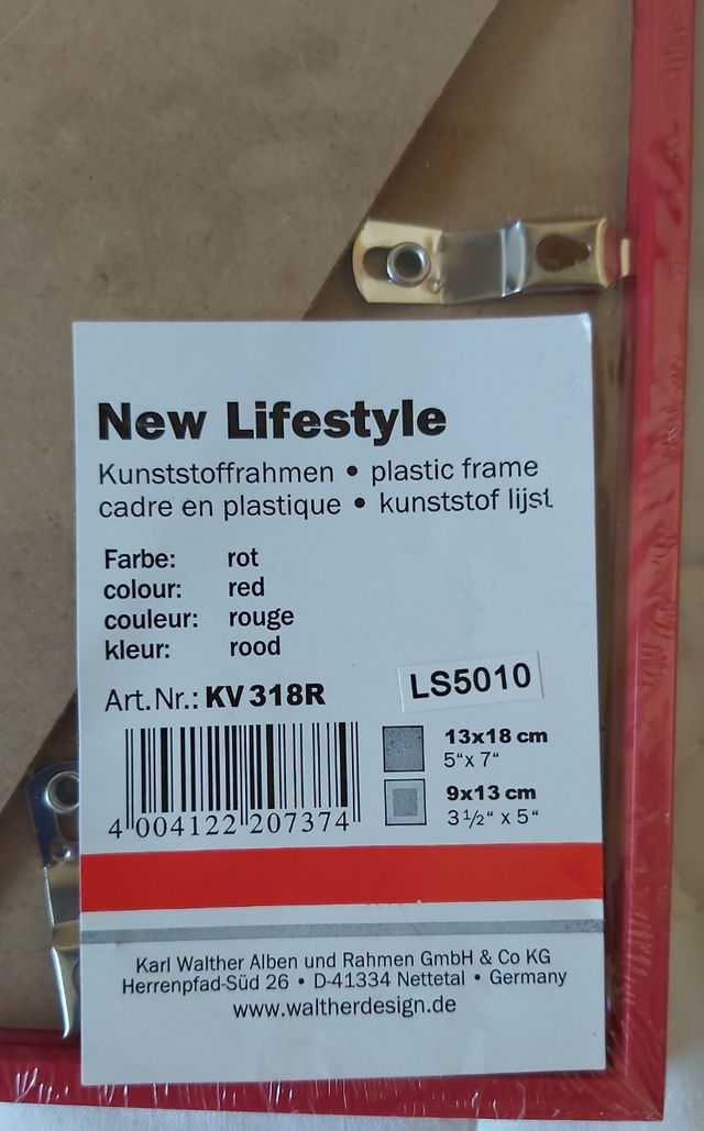 Marco de fotos. Sin abrir.