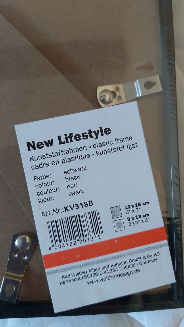 Marco de fotos. Sin abrir.