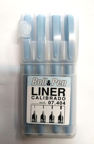 4 Rotuladores calibrados