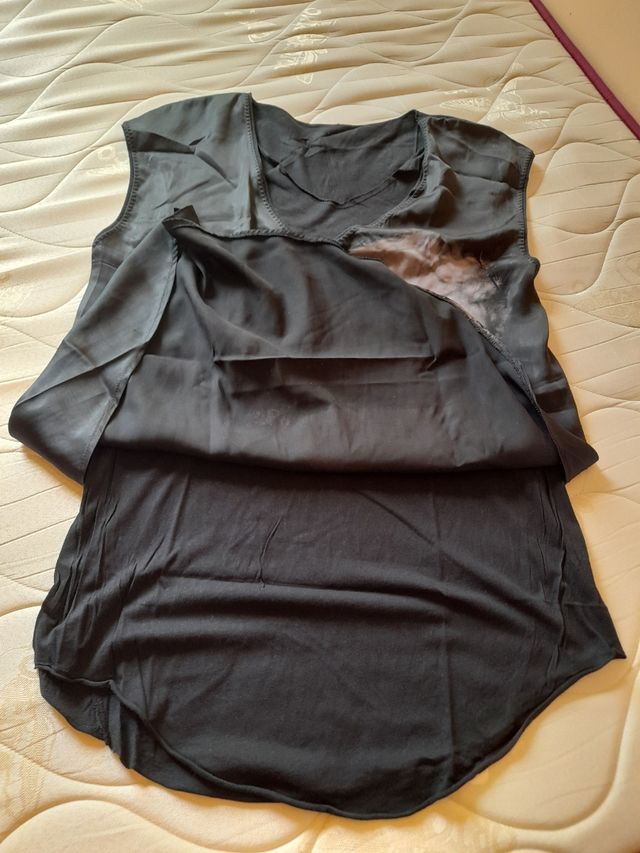 Camiseta larga zara