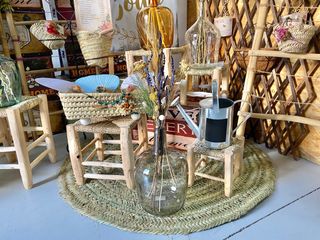 Damajuanas decoración bodas alfombras