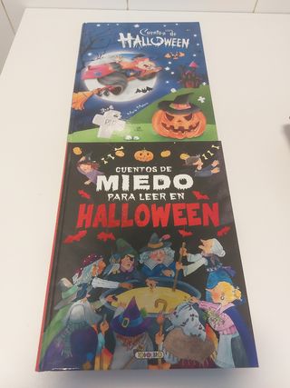 2 libros de cuentos Halloween 