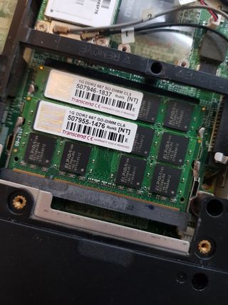 memorias RAM de 1 Gb Ddr2 667 Transcend