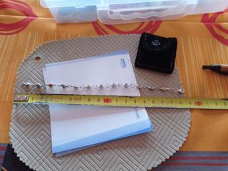 Pulsera de plata y ojos turcos