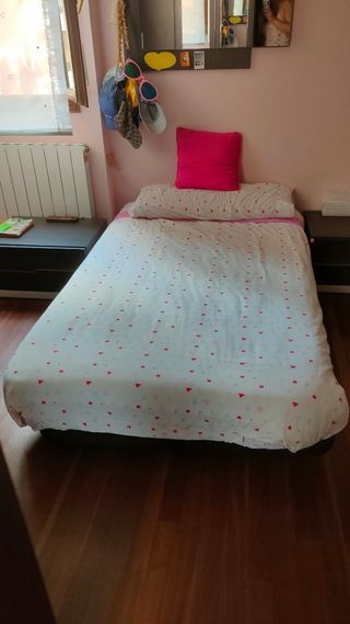 Cama 105 x 180 colchón viscoelástico