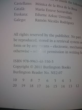 Libro de lectura en ingles. 2 ESO