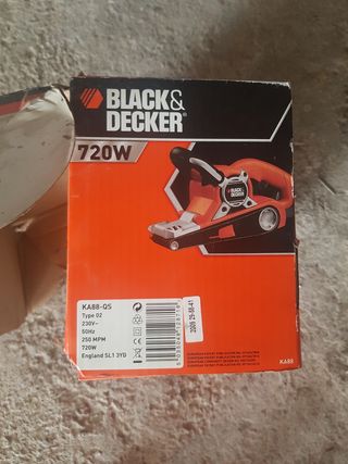 Lijadora Black & Decker