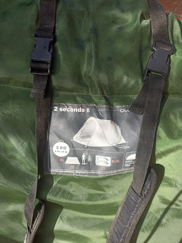 Pack camping (tienda+sacos+colchón)